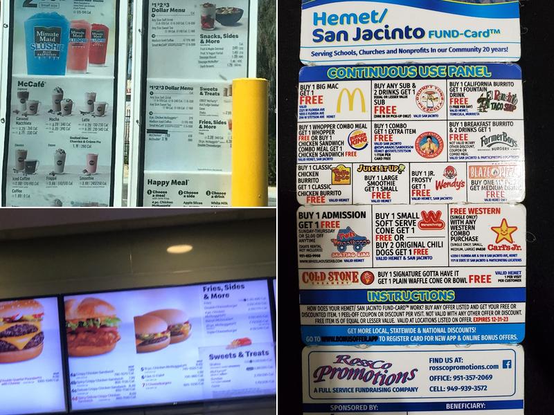 McDonald's Menu
