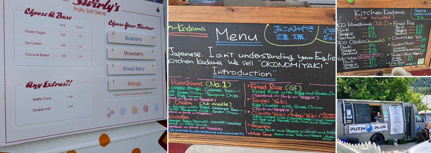 The Food Garden Menu