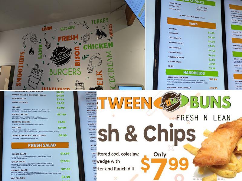 Between The Buns Menu