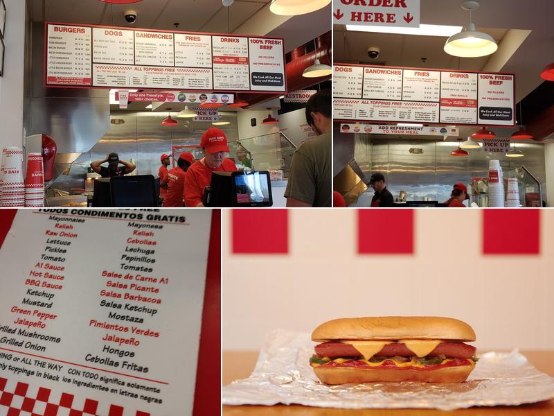 Five Guys Menu