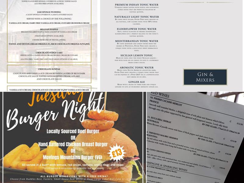 Plough Pub and Kitchen - Brackley Menu