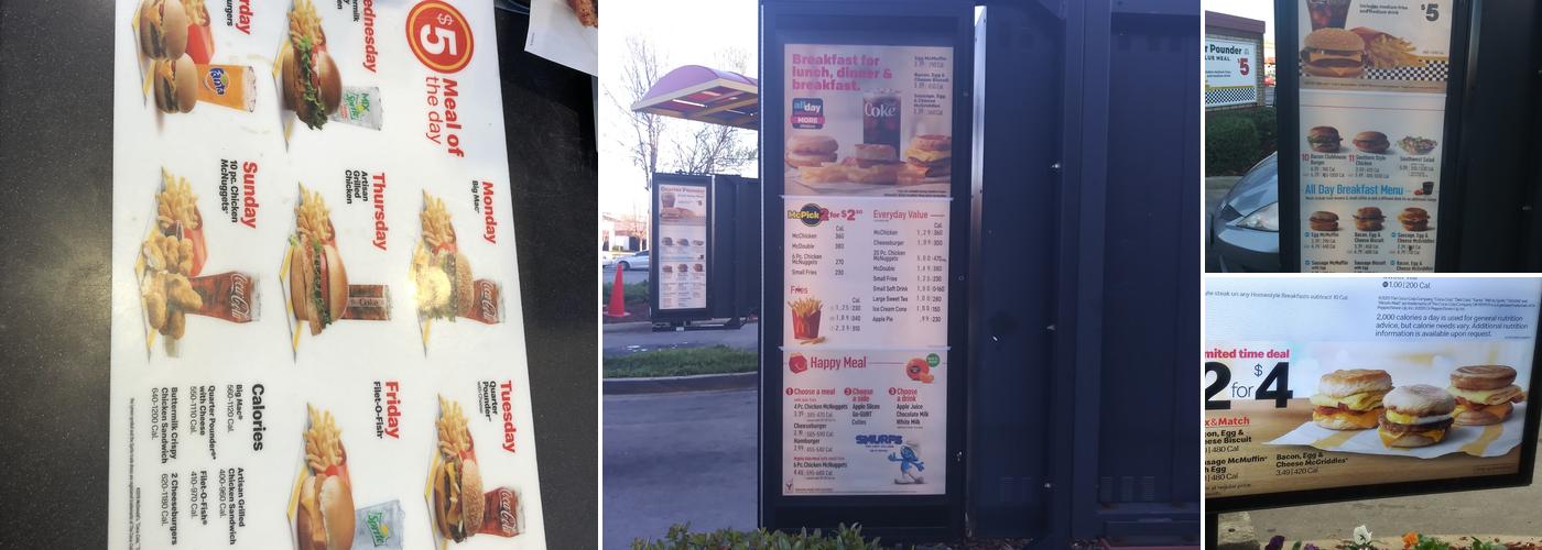 McDonald's Menu