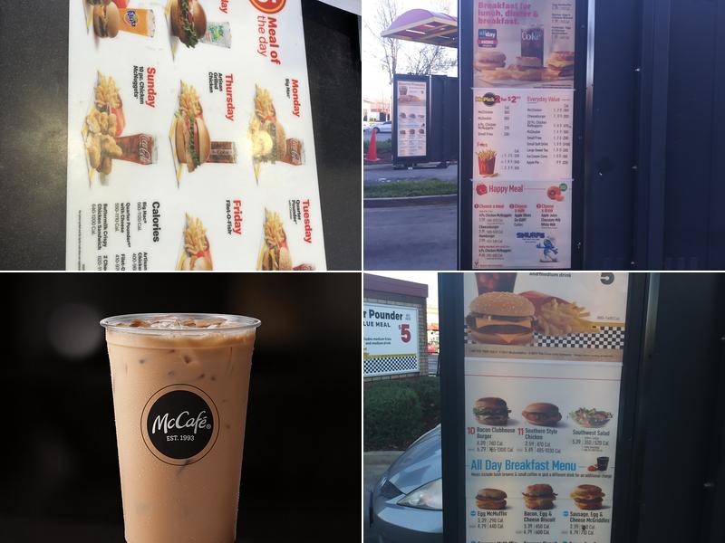 McDonald's Menu