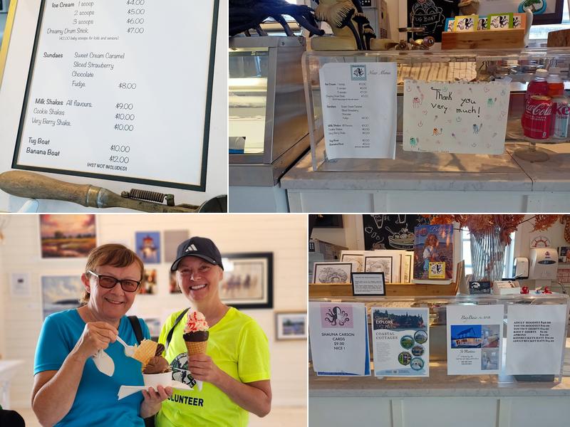 Octopus Ice Cream Menu