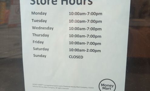 Money Mart Arena Mall, 17 McPherson Dr, Napanee Ontario K7R 3L1