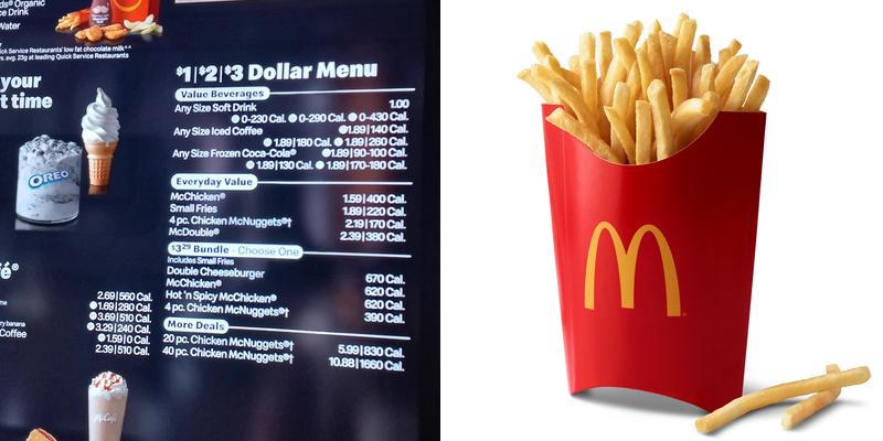 McDonald's Menu