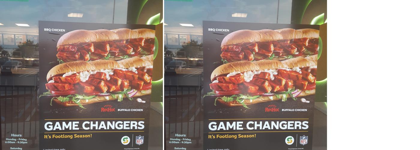 Subway Menu