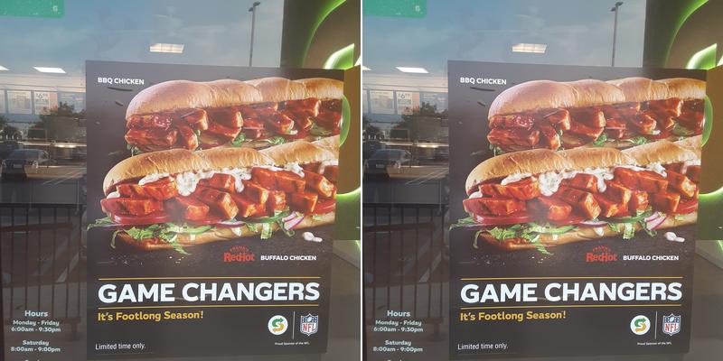 Subway Menu