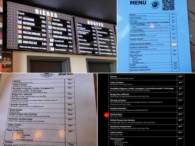 Farnham Ale & Lager Menu