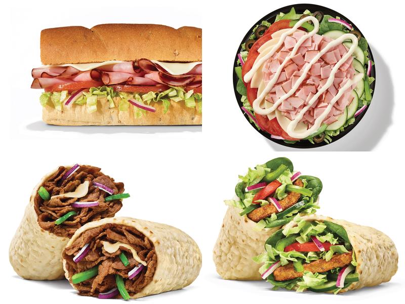 Subway Menu