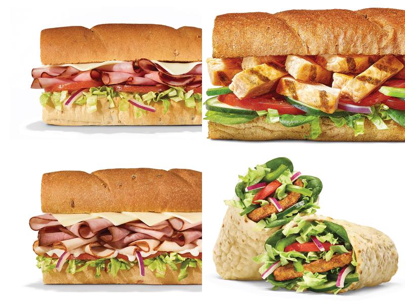 Subway Menu