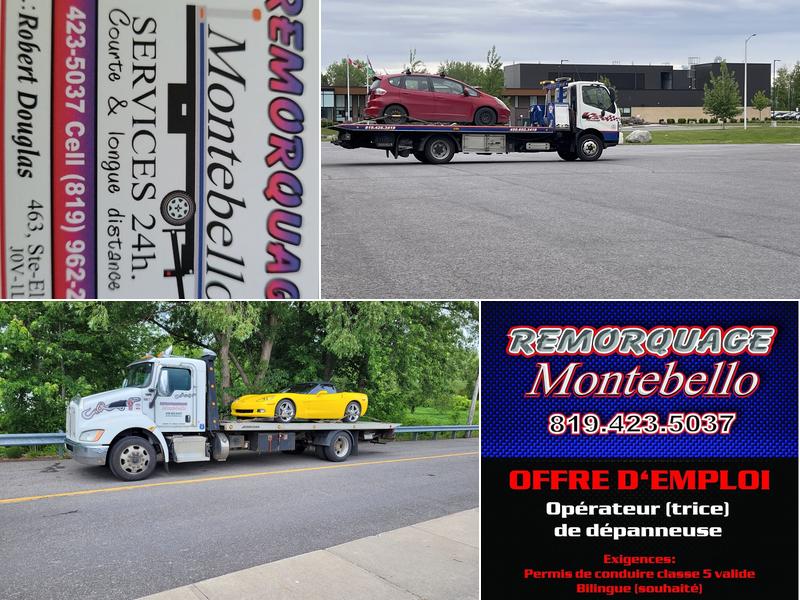 Remorquage Montebello
