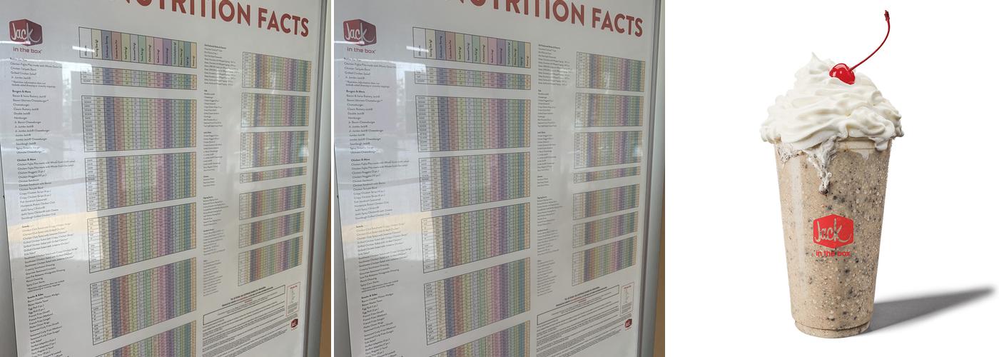 Jack in the Box Menu