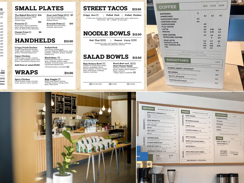 Forecast Coffee Menu