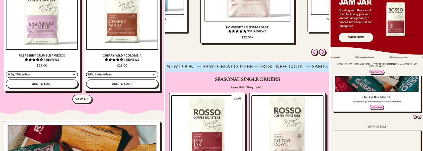 Rosso Coffee Roasters - Stephen Ave Menu