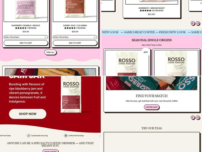 Rosso Coffee Roasters - Stephen Ave Menu