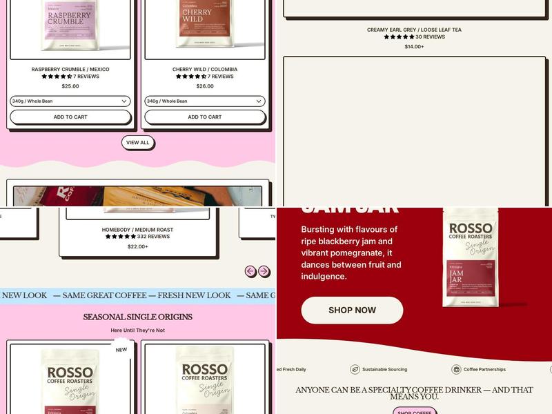 Rosso Coffee Roasters - Stephen Ave Menu