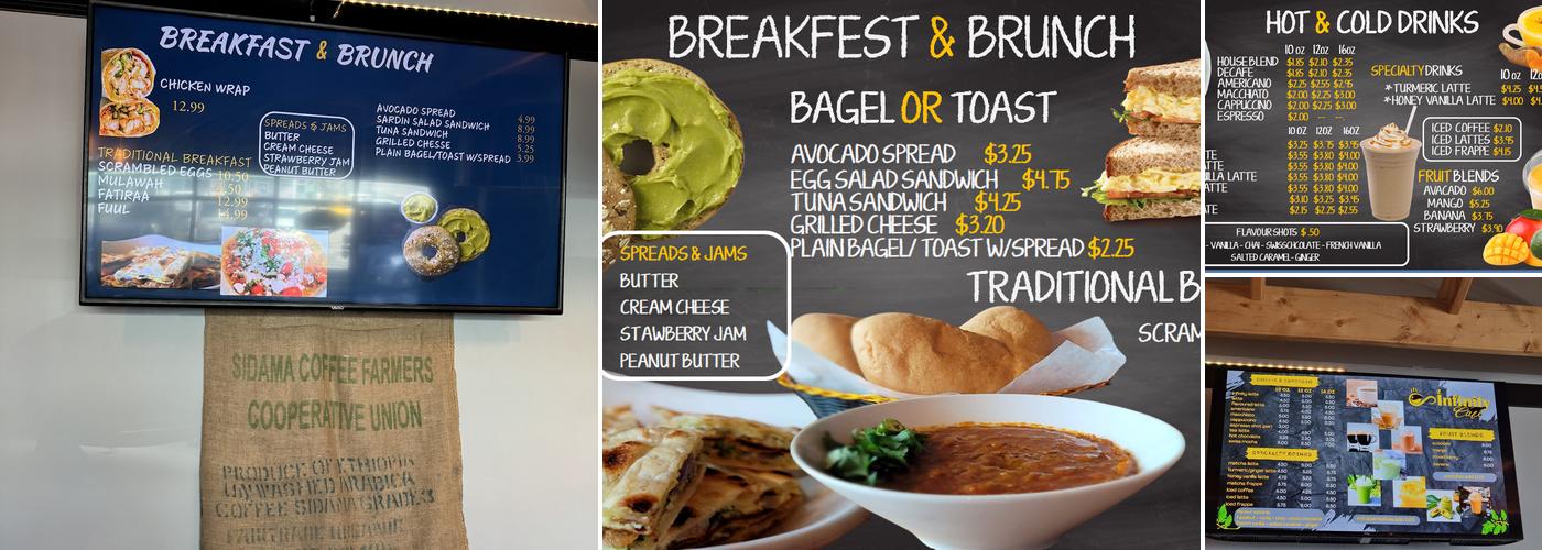 Z INFINITY CAFE Menu