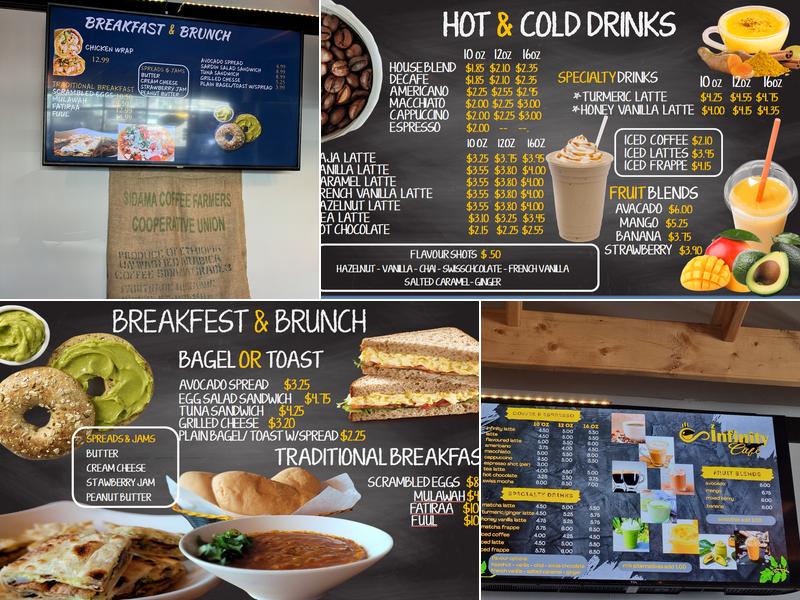 Z INFINITY CAFE Menu