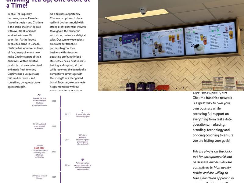 Chatime Menu