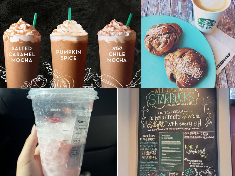 Starbucks Menu
