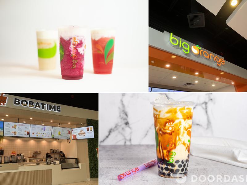 Big Orange Bubble Tea
