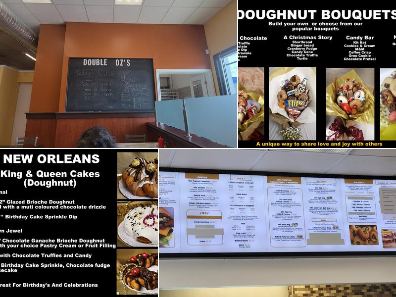 Double Dz's Menu