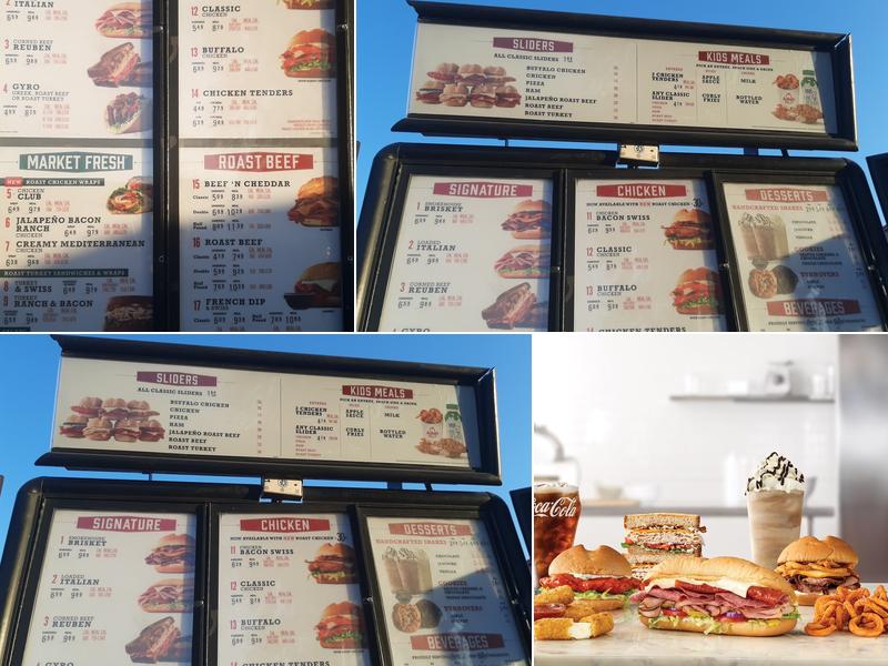 Arby's Menu