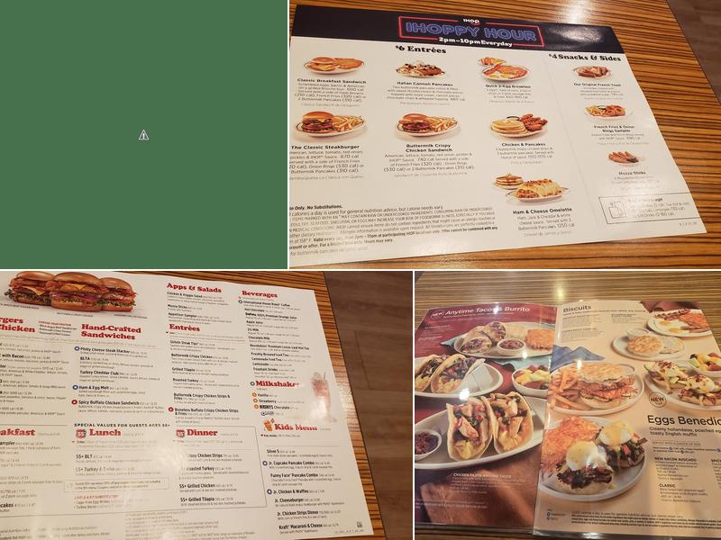 IHOP Menu