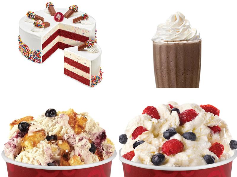 Cold Stone Creamery Menu