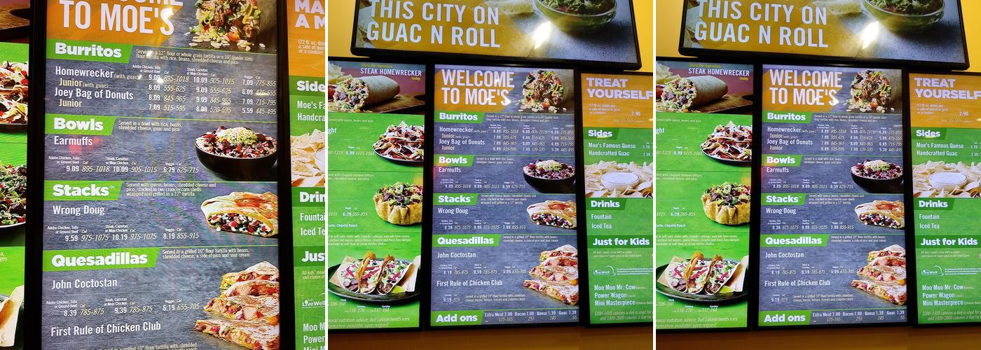 Moe's Southwest Grill Menu