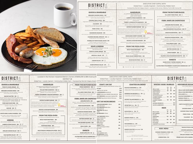 District48 KITCHEN + BAR Menu