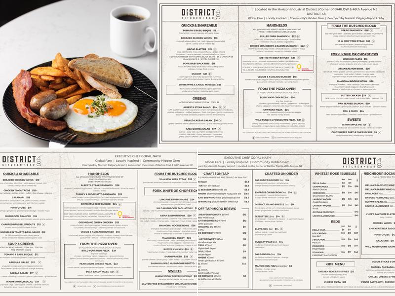 District48 KITCHEN + BAR Menu