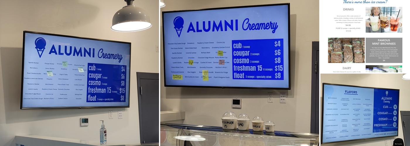 Alumni Creamery Menu