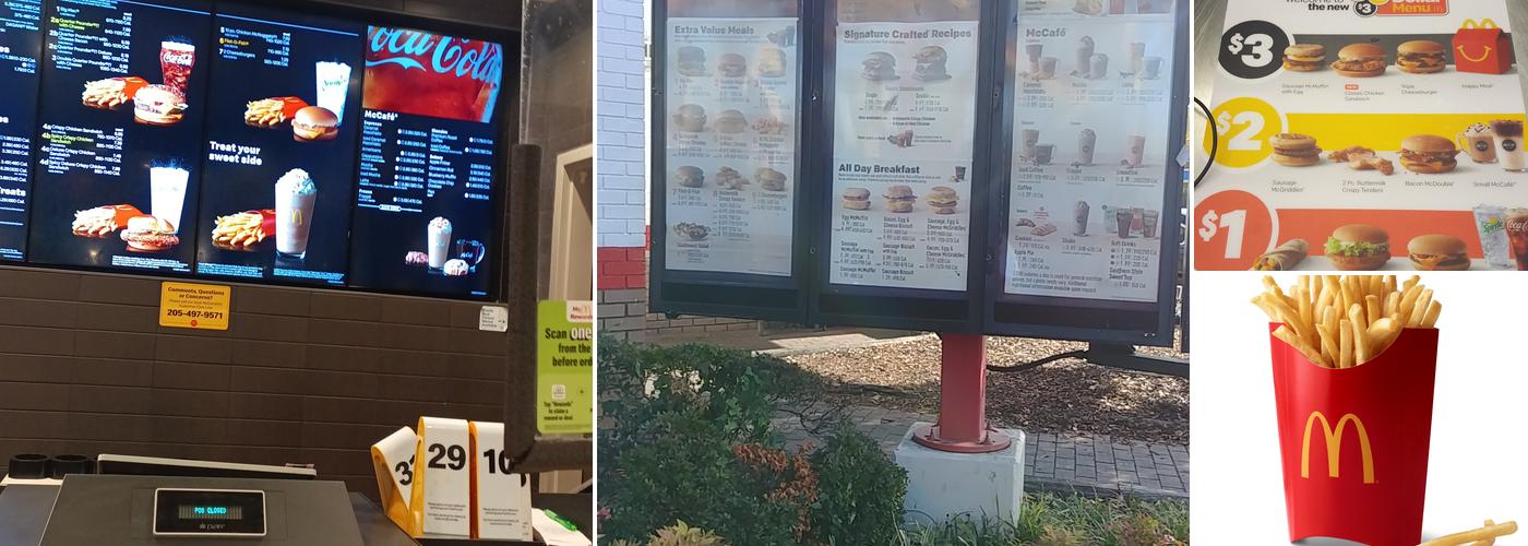 McDonald's Menu