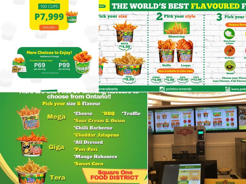 Potato Corner Menu