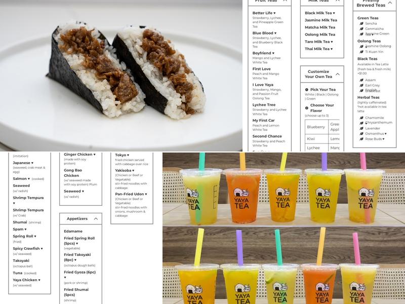 Yaya Tea Hicksville Menu