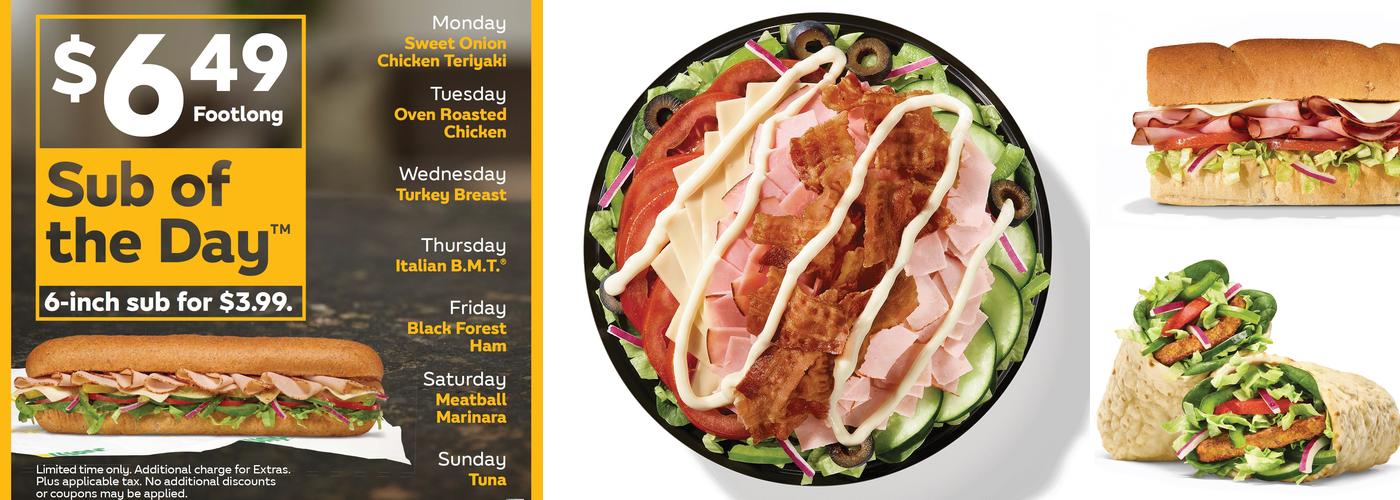 Subway Menu