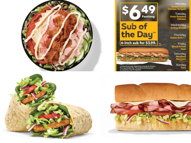 Subway Menu