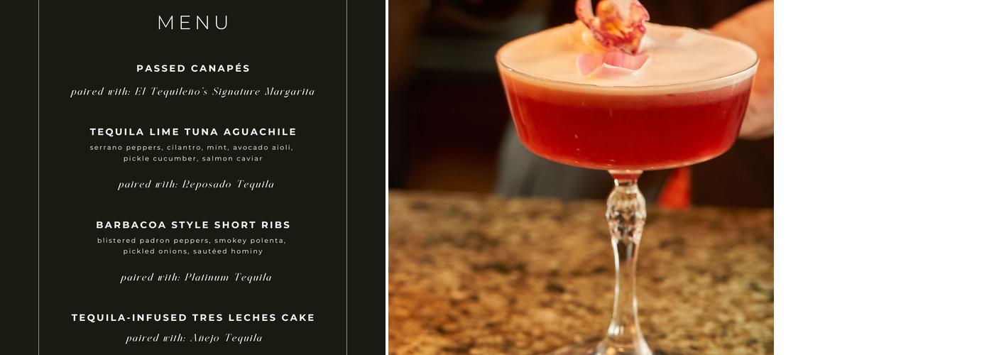 The Lounge at Fairmont Menu