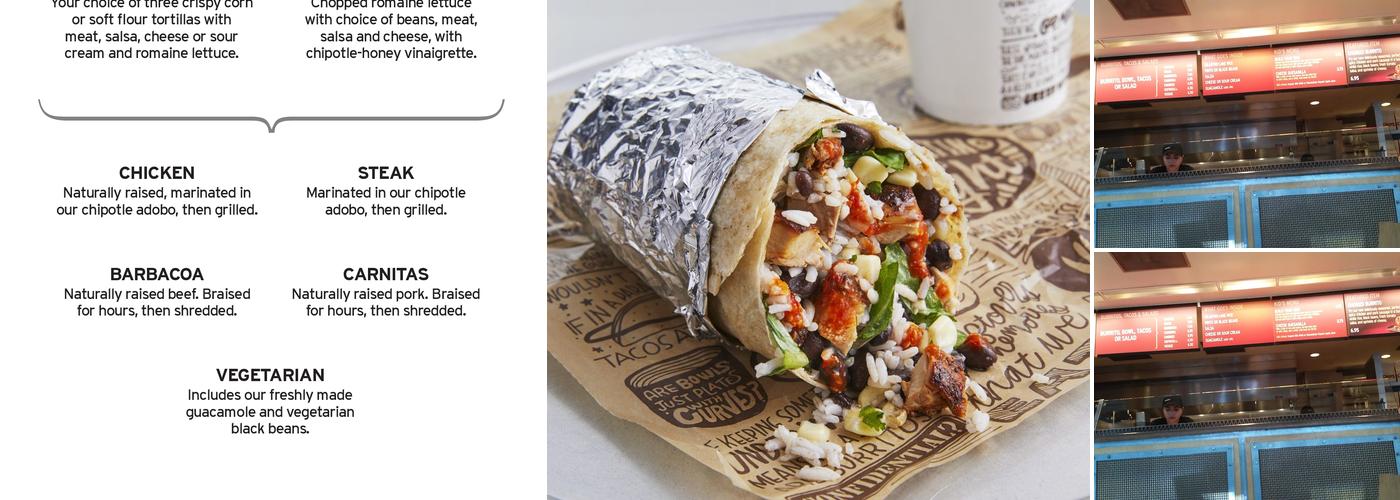 Chipotle Mexican Grill Menu
