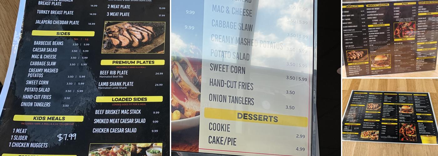 Dickey's Barbecue Pit Menu