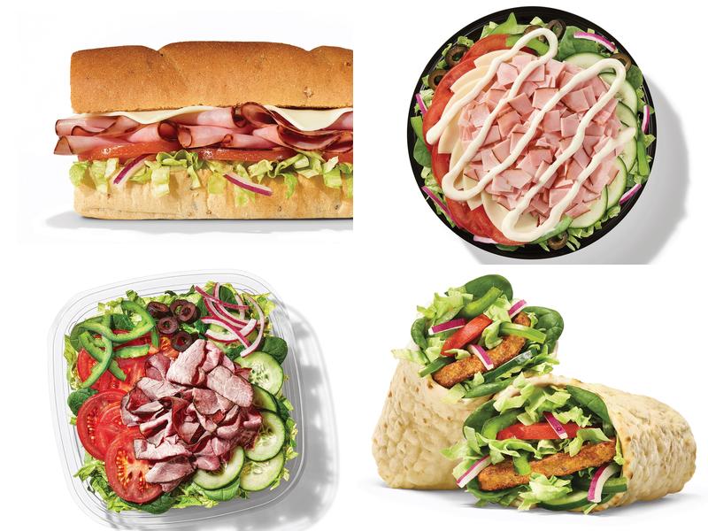 Subway Menu