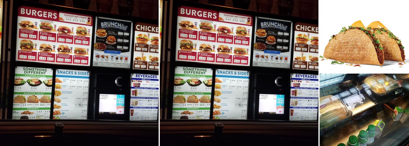 Jack in the Box Menu