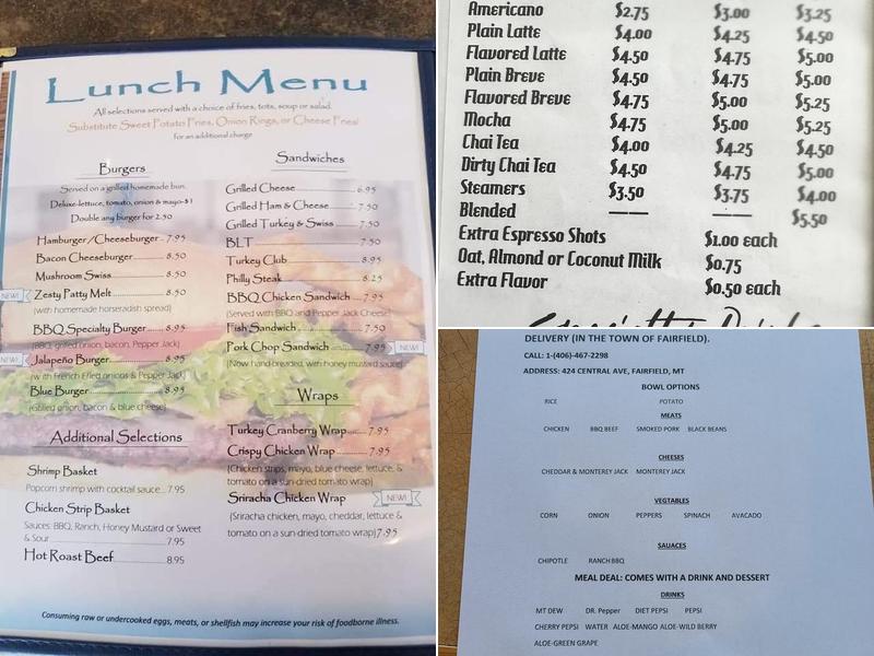 Faster Basset Coffee & Crepe Haus Menu