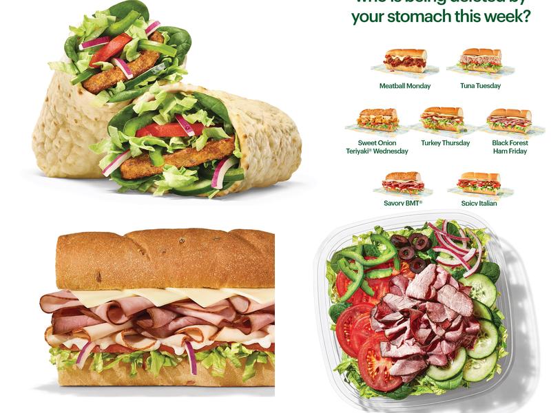 Subway Menu