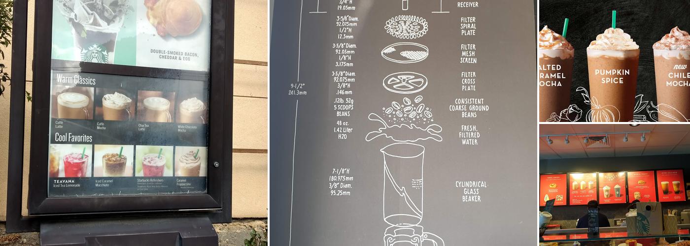 Starbucks Menu