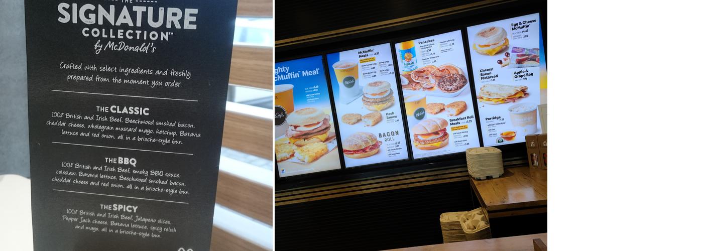 McDonald's Menu