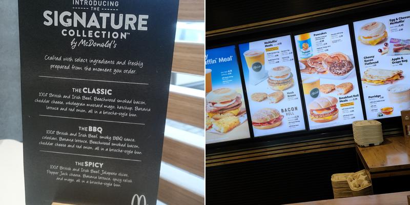 McDonald's Menu