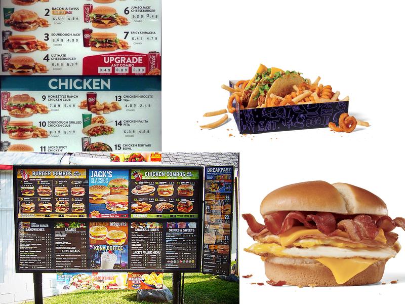 Jack in the Box Menu